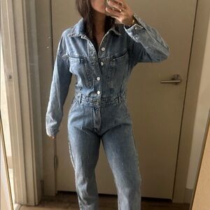 Mango Stylish Denim Jumpsuit